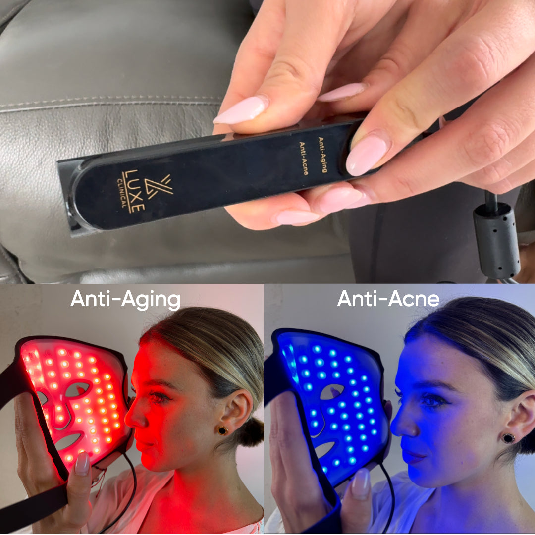 The Most Advanced LED Light Therapy Face Mask - Battery